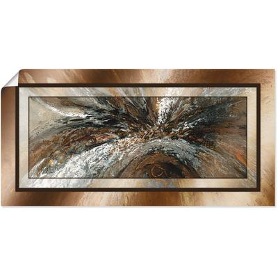 Wandbild ARTLAND "Gold Abstrakt 1", braun (farbe bild(er): braun), B:40cm H:20cm, Bilder, Geschenkartikel, als Alubild, Outdoorbild, Leinwandbild, Poster in verschied. Größen Image