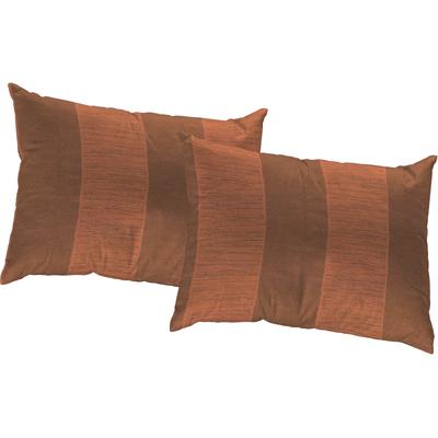 Kissenhülle WIRTH "Niederau" Gr. 2, orange (terra), B:50cm L:50cm, Polyester, Obermaterial: 67% Polyacryl, 33% Polyester, Kissenbezüge Image