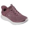 Slip-On Sneaker SKECHERS "SKECH-LITE PRO 2.0", Damen, Gr. 36, lila (mauve), Textil, sportlich, Schuhe, Freizeitschuh, Slipper mit Slip-Ins