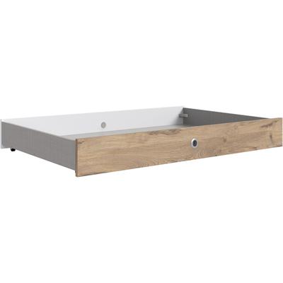 Bettschubkasten WIMEX "Fehmarn", beige (vorderstück viking oak nachbildung), B:71cm H:17cm T:137cm, Spanplatte, Schubladen, auf Rollen