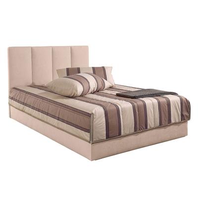 Polsterbett, beige, B:150cm L:210cm, Bezug Bett: Microfaser (100% Polyester), Bonnell-Federkernmatratze: 51% Polypropylen, 39% Polyester und 10% Baumwolle, Kaltschaummatratze: 100% Polyester, Bezug abnehm- und waschbar bis 60u00b0C, WESTFALIA... Image