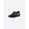 Hausschuh CASUAL LOOKS, Damen, Gr. 42, schwarz (schwarz, gemustert), Textil, modisch, Schuhe