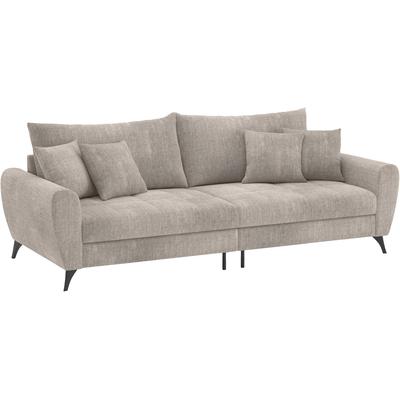 Big-Sofa MR. COUCH "Blackburn II", grau (dolce 4 taupe), B:260cm H:71cm T:108cm, Dolce (100% Polyester), Sofas, Wahlweise mit Kaltschaumpolsterung bis 140 kg belastbar Image