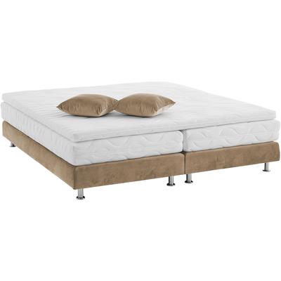 Boxbett "Nagoya", beige, B:180cm L:202cm, WESTFALIA SCHLAFKOMFORT, Komplettbetten, wählbar mit und ohne Topper, in H2, H3 und H4 erhältlich Image