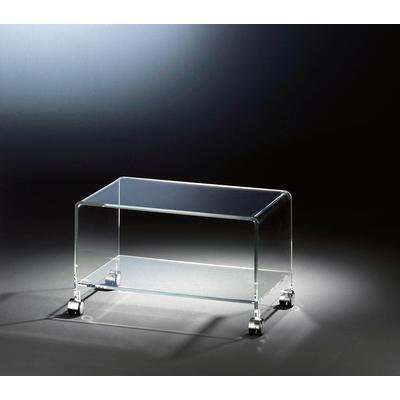 TV-Bank PLACES OF STYLE "Remus", transparent, B:63cm H:38cm T:38cm, Acrylglas, Sideboards, aus Acrylglas