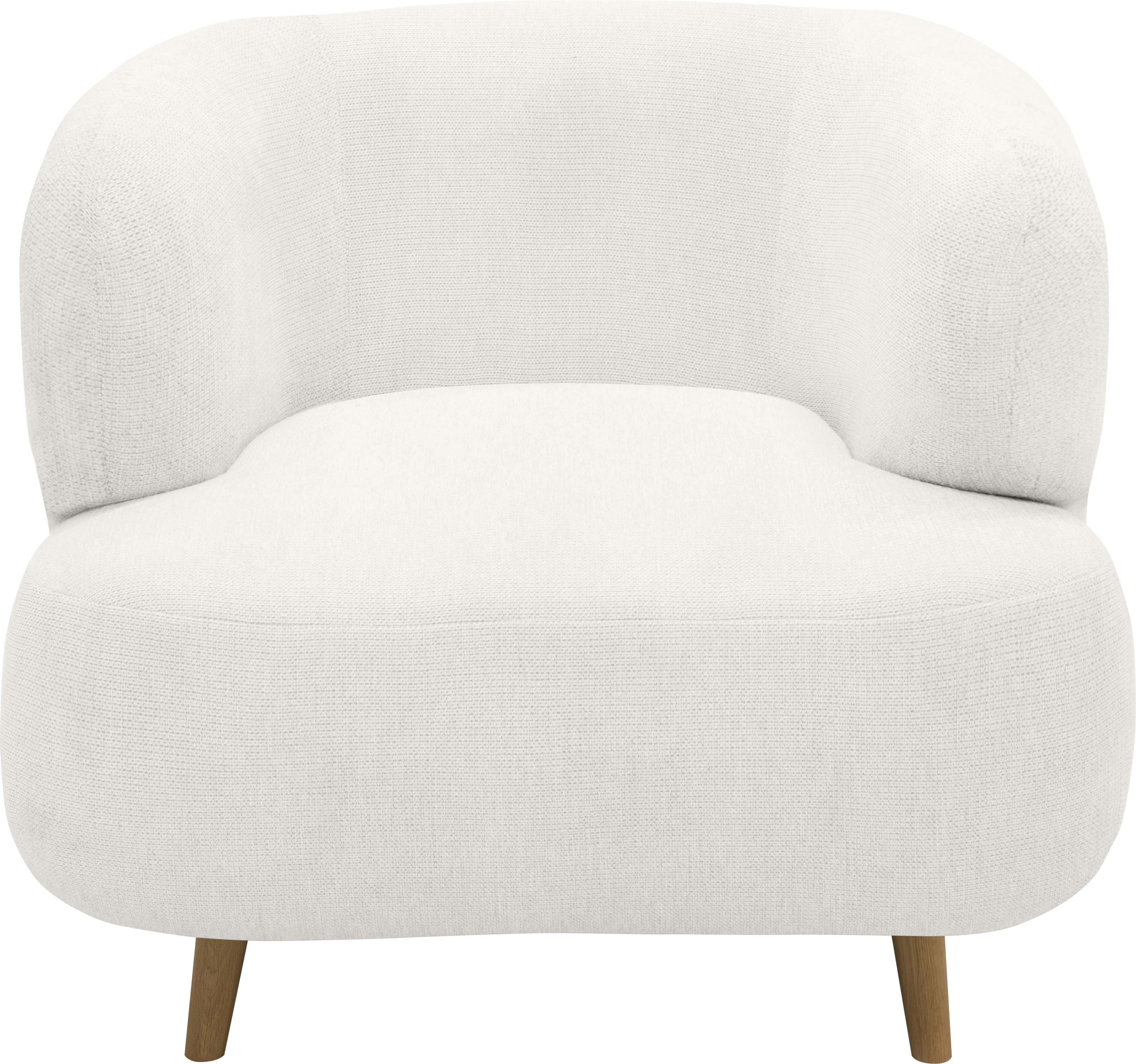 Sessel HOME AFFAIRE "Tistam", weiß, B:90cm H:73cm T:86cm, 95% Polyester, 5% Nylon, Sessel, Sessel, Formschöner Polstersessel, perfektes Einzelstück, organische Form