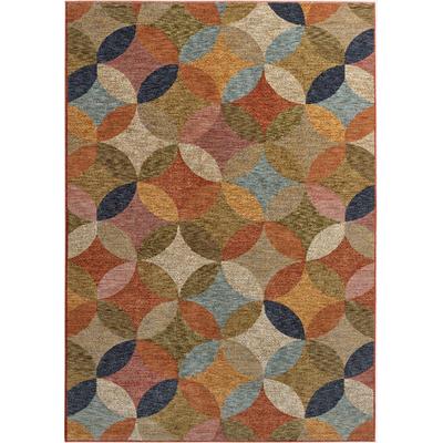 Teppich HEINE HOME Gr. 3, bunt (rot, marine, gemustert), B:133cm H:7mm L:180cm, Kunstfaser, Polyester, Teppiche Image