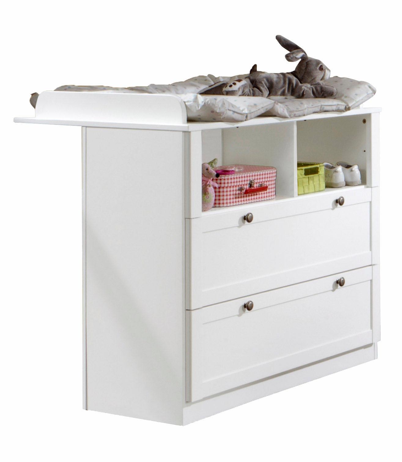 Wickelkommode WIMEX "Helsingborg", weiß (alpinweiß), B:90cm H:93cm T:75cm, Holzwerkstoff, Wickelkommoden, Wickelkommode