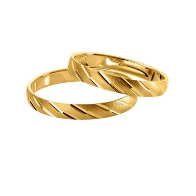Fingerring LADY Gr. 23, gold (gelbgold 375), Fingerringe, Damen, 23, Metall-Gold, Metall, Gold Image
