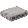 Wohndecke GÖZZE "Decke 3D - Bubbles", silber, B:150cm L:200cm, Wohndecken, Jacquard gewebte Decke in 3D Optik