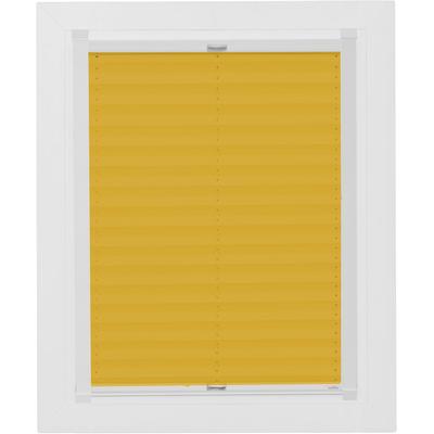 Dachfensterplissee SUNLINES "Young Style Energy Saving", gelb (senfgelb, weiß), B:77,50cm H:121,50cm, Obermaterial: 100% Polyester, Plissees, mit Energiespareffekt, mit Führungsschienen Image