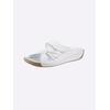 Pantolette ANDREA CONTI, Damen, Gr. 38, weiß, Glattleder, modisch, Schuhe