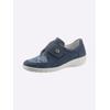 Klettschuh CLASSIC BASICS, Damen, Gr. 37, Weite H, blau (jeansblau), Nubukleder, Schuhe Klettschuh Slipper