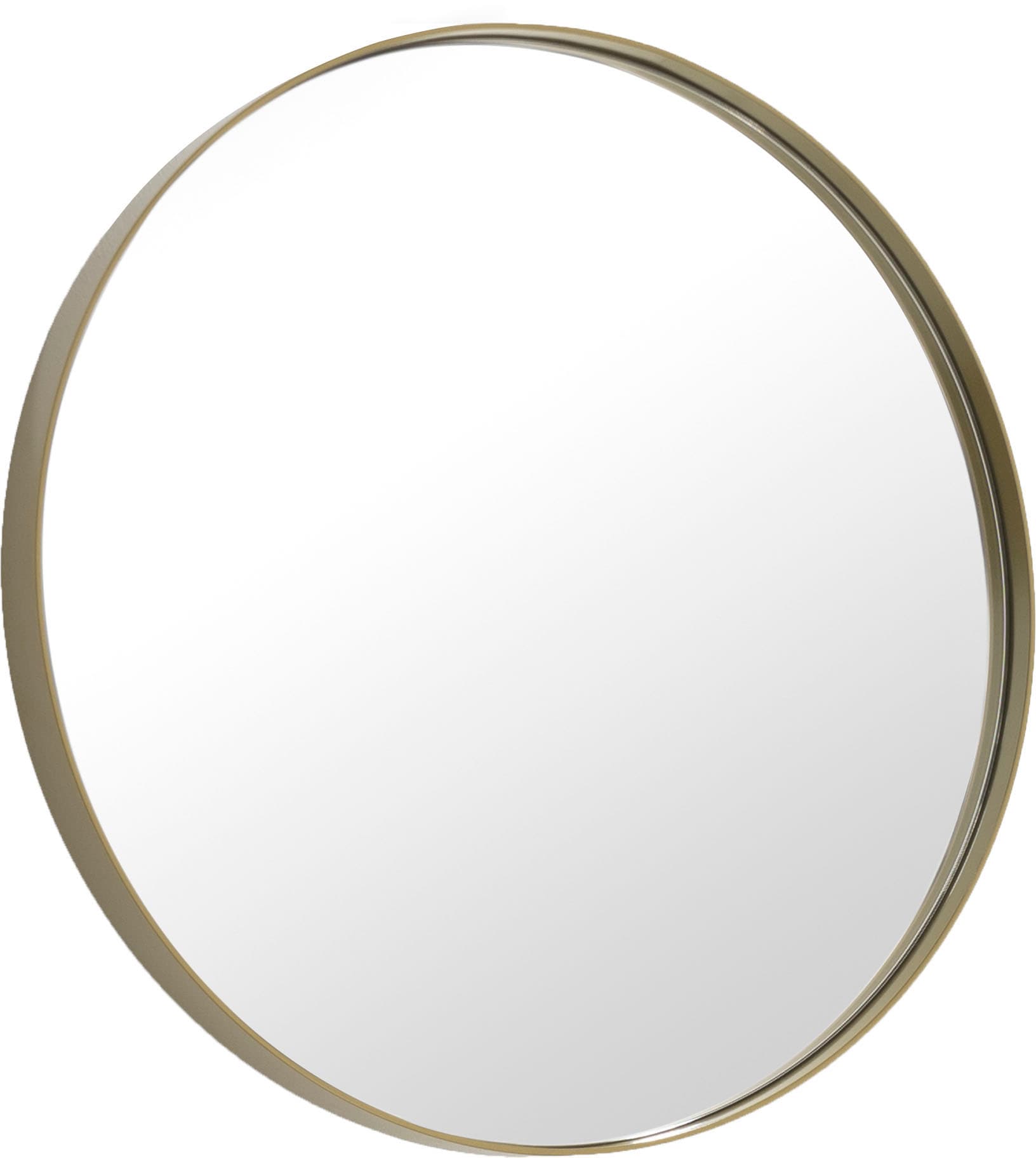 Spiegel SPINDER DESIGN "DONNA 3", gold, B:60cm H:60cm T:5cm Ø:60cm, Stahl, glasspiegel, Spiegel, Wandspiegel aus Stahl Image