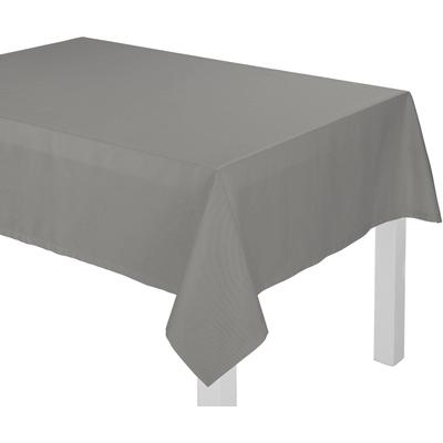 Tischdecke ADAM "Uni Collection Light" Gr. 5, grau (dunkelgrau), B:145cm L:190cm, Baumwolle, Tischdecken Image
