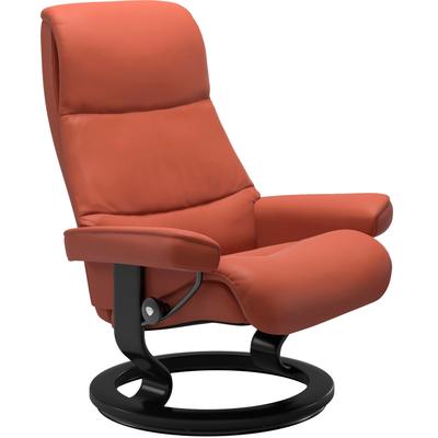 Relaxsessel STRESSLESS "View", rot (henna paloma), B:78cm H:105cm T:78cm, Leder BATICK: BATICK ist ein leicht korrigiertes, durchgefärbtes und genarbtes Möbelleder, bei dem die meisten Unebenheiten und Spuren in der Regel entfernt wurden., Leder... Image