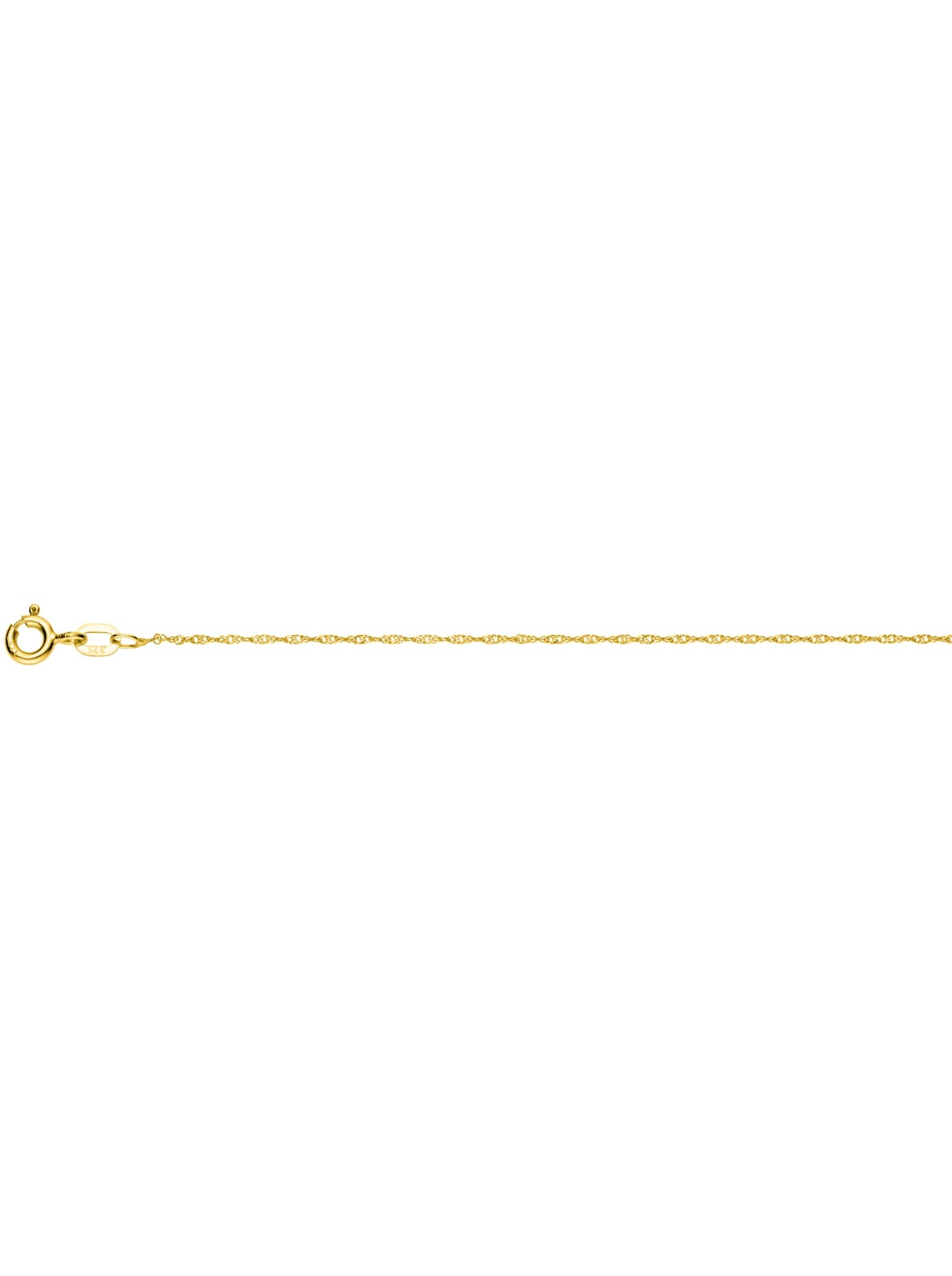 Gliederkette LADY, gold (gelbgold 375), Halsketten, Damen, 45, Gold Metall, L: 45, Gold, Metall Image