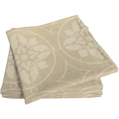 Stoffserviette ADAM "Romantic Puligny Light" Gr. 1, beige, B:30cm L:30cm, Obermaterial: 100% Baumwolle, Servietten Image