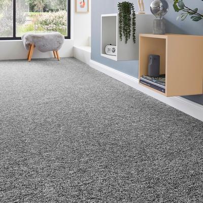 Teppichboden ANDIAMO "Matz, Schlinge, Made in Belgium", grau, B:500cm H:6mm L:700cm, Kunstfaser, Teppiche, meliert, Breite 400 cm oder 500 cm, strapazierfähig & pflegeleicht Image
