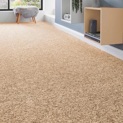 Teppichboden ANDIAMO "Matz, Schlinge, Made in Belgium", beige (sand), B:400cm H:6mm L:1000cm, Kunstfaser, Teppiche, meliert, Breite 400 cm oder 500 cm, strapazierfähig & pflegeleicht Image