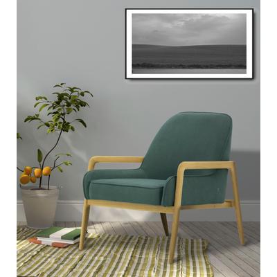 Sessel ANDAS "Braga", grün (mint), B:72,5cm H:84cm T:78cm, Samtoptik (100% Polyester), Luxus-Microfaser weich (100% Polyester), Struktur fein (100% Polyester), Sessel, Einzelsessel Lounge-Sessel, wahlweise mit Gestell aus Eiche in dunkel oder... Image