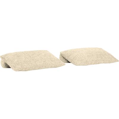 Dekokissen "Baldwin", puente ivory, 4 St., Strukturstoff, SET ONE BY MUSTERRING, Dekokissen_Sitzkissen_Kissenhüllen, 4-teiliges Kissenset, passend zum Bett Baldwin Image