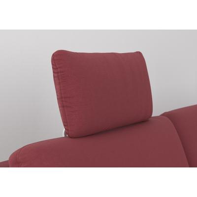 Kopfstütze SIT & MORE "Cinturo", rot (bordeaux), B:50cm H:25cm T:12cm, Polsterauflagen, im 2-er Set Image