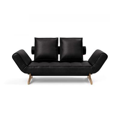 3-Sitzer INNOVATION LIVING ™ "Ghia Schlafsofa, Couch mit Wohlfühl-Faktor, OTTOs Choice", schwarz, B:178cm H:83cm T:93cm, Sofas, eine große Liegefläche mit geringer Stellfläche, beidseitig abklappbar Image