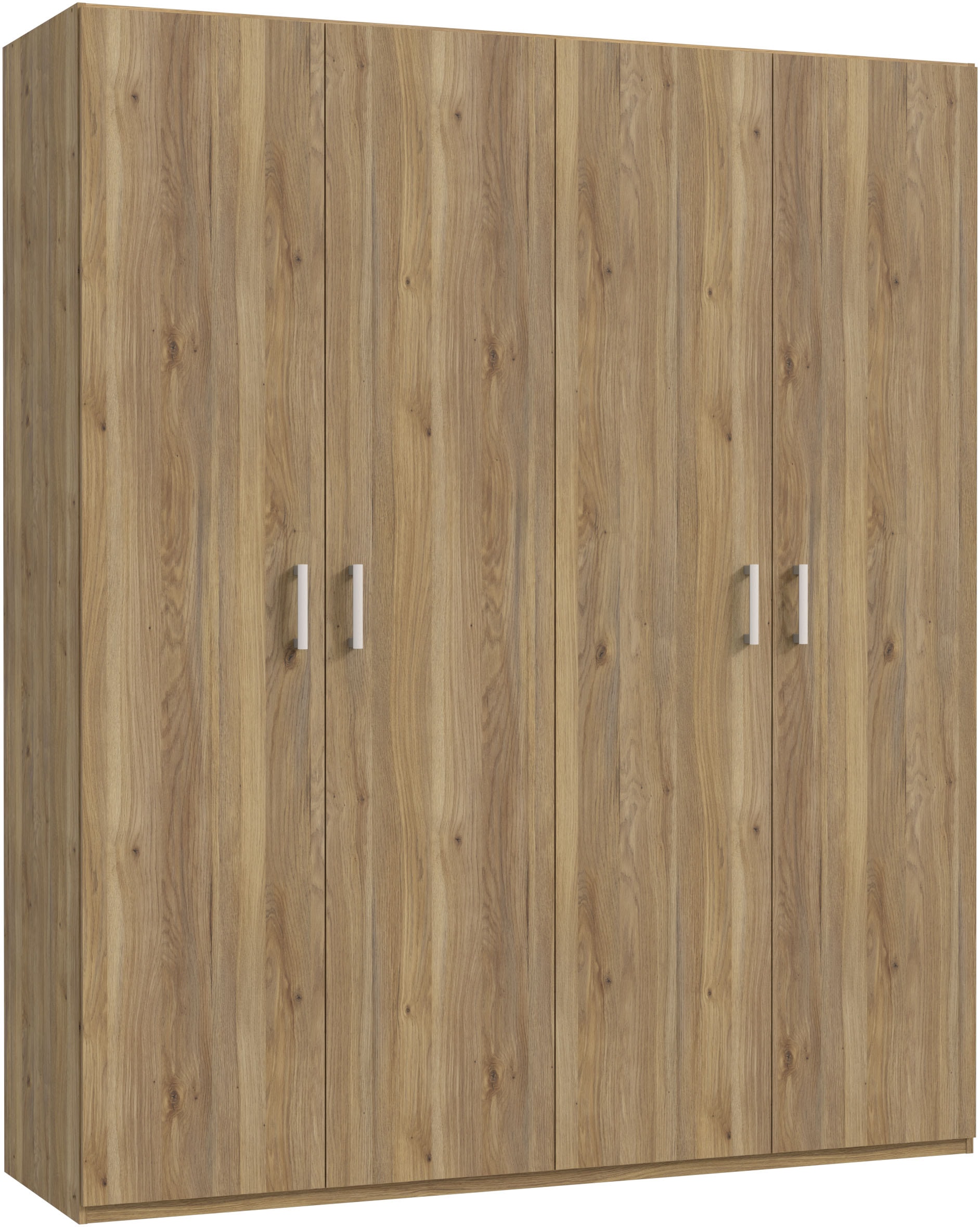 Drehtürenschrank FORTE, eiche, B:177,5cm H:210,5cm T:54,2cm, Spanplatte, Schränke, Drehtürenschrank, Drehtürenschrank, Stauraum, Zubehör optional bestellbar