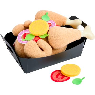 Spiellebensmittel HABA "Creative Play - Brathähnchen", bunt, Kaufladensortimente, Kinder, Polyester