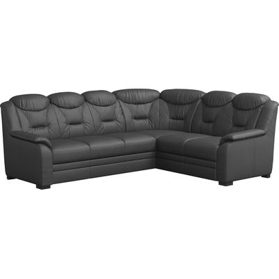Ecksofa COTTA "Marcus L-Form", grau, B:263cm H:99cm T:211cm, 64% Polyurethan, 25% Polyester, 11% Baumwolle, Sofas, wahlweise mit Bettfunktion & Stauraum Image
