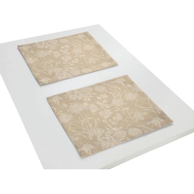 Platzset ADAM "Flower Cuvée Light" Gr. 1, beige, B:30cm L:40cm, Obermaterial: 100% Baumwolle, Platzsets Image