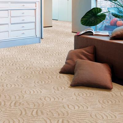 Teppichboden ANDIAMO "Amberg, Strukturschlinge, Made in Belgium", beige (hellbeige), B:200cm H:9mm L:550cm, Kunstfaser, Teppiche, Breite 200, 300, 400 oder 500 cm, Hoch-Tief Effekt, strapazierfähig Image