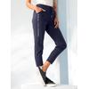 Jerseyhose HEINE, Damen, Gr. 50, Normalgrößen, blau (marine), 75% Polyamid, 25% Elasthan, unifarben, Hosen
