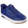 Slip-On Sneaker SKECHERS "UNO CTL-UNO DURABUCK SLIP IN", Herren, Gr. 43, blau (dunkelnavy), Lederimitat, casual, Schuhe, Retro Sneaker, Slipper mit Luftkissendämpfung
