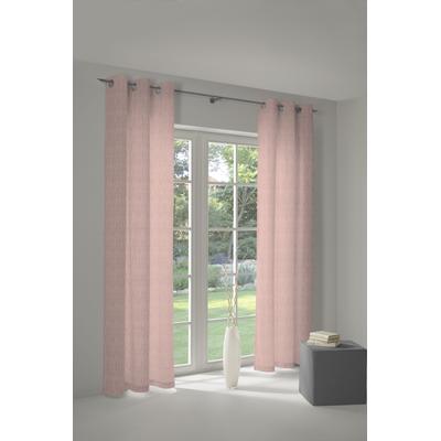 Vorhang ADAM "Little Parrot" Gr. 4, rosa, B:145cm H:245cm, Jacquard, Baumwolle (Bio-Baumwolle), Gardinen, aus 100% Bio-Baumwolle, Ösen (1 St) Image
