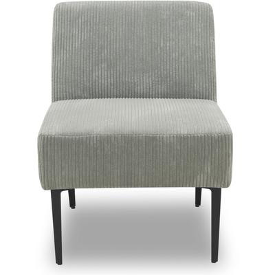 Sessel DOMO COLLECTION "700010 Lieferzeit nur 2 Wochen, auch einzeln stellbar", grau (hellgrau), B:58cm H:78cm T:83cm, 100% Polyester, Sessel, Einzelsessel, für individuelle Zusammenstellung eines persönlichen Sofas, Cord-Bezug Image
