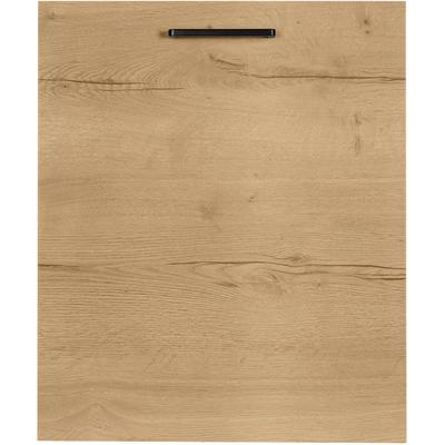 Frontblende NOBILIA "Structura", durchgehende Türfront für vollintegrierte Geschirrspüler", braun (eiche sierra nachbildung), B:45cm H:72cm T:1,9cm, MDF, Möbelblenden, in den Breiten Breiten 45 und 60 cm Image