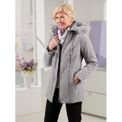 Steppjacke CLASSIC, Damen, Gr. 52, grau, 89% Polyester, 11% Polyamid, Wattierung:100% Polyester, unifarben, Langarm, Jacken Image