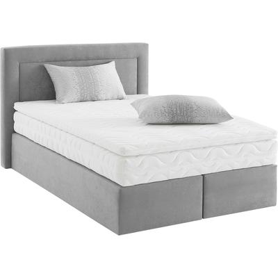 Boxspringbett, grau, B:155cm L:210cm, WESTFALIA SCHLAFKOMFORT, Komplettbetten, Boxspringbett, wahlweise mit Bettkasten und Topper Image
