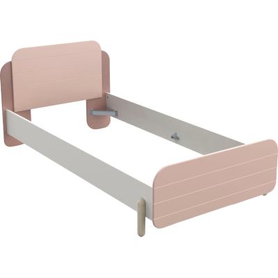 Kinderbett DEMEYERE GROUP "Jade", rosa (matt rosa, matt weiß, rosa, rosagold), B:102,10cm H:78,50cm L:204,1cm, Betten, Kinderbett Jugendbett, modernes Design fürs Kinderzimmer Image