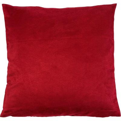 Kissenhüllen GÖZZE "Alcatraz", rot, B:50cm L:50cm, Polyester, Obermaterial: 100% Polyester, Kissenbezüge, in Wildlederoptik Image