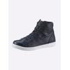 Stiefelette ANDREA CONTI, Damen, Gr. 36, blau (marine), Leder, Glattleder, modisch, Schuhe
