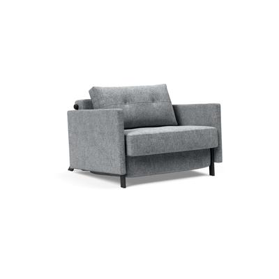 Sessel INNOVATION LIVING ™ "CUBED Schlafsessel", grau (granit), B:104cm H:77cm T:103cm, Sessel Image