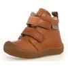 Lauflernschuh NATURINO "WIGGHI VL", Kinder, Gr. 30, braun (cognac), Nappaleder, casual, Schuhe, Barfußschuh mit Warmfutter, Größenschablone zum Download
