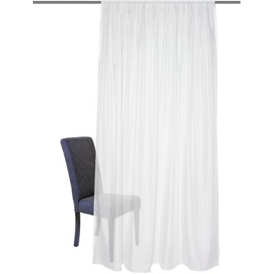 Gardine HOME WOHNIDEEN "Andalusia", weiß (wollweiß), B:600cm H:175cm, Voile, Polyester, Gardinen, nach Maß Image