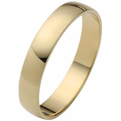 Trauring FIRETTI "Schmuck Geschenk Gold 375 Hochzeit Ehering "LIEBE" Sterne" Gr. 19, gold (gelbgoldfarben), Fingerringe, 19, ohne Brillanten, Gelbgold 585, 4mm, Made in Germany, wahlweise mit oder ohne Brillanten Image