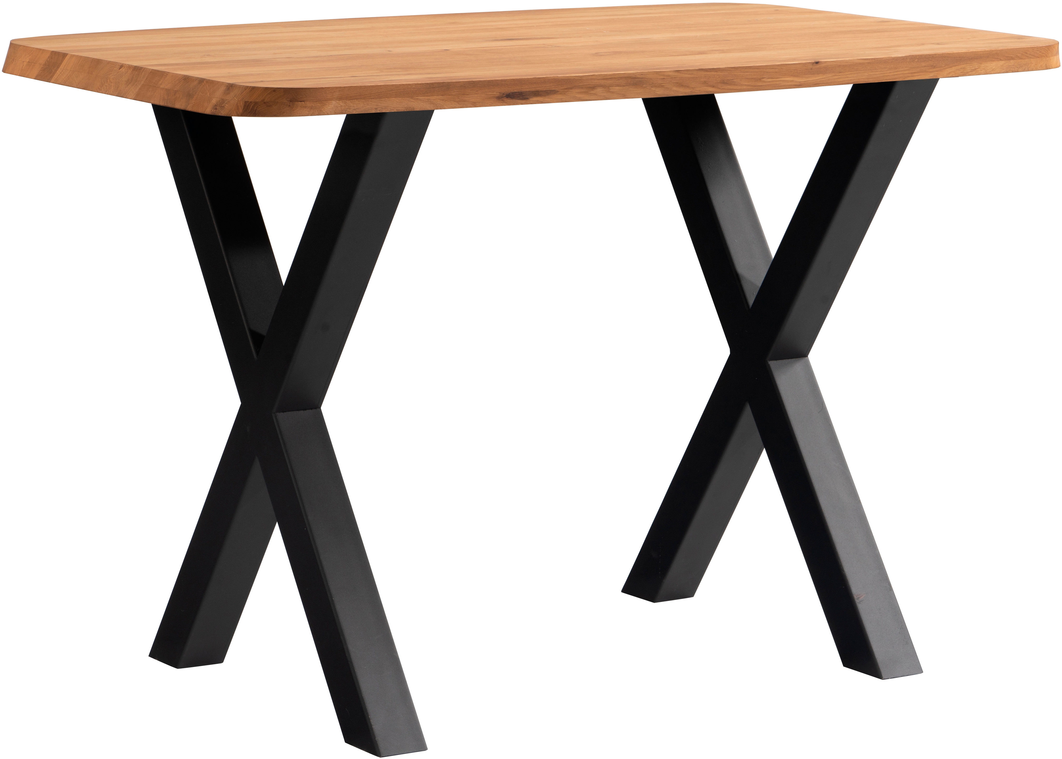 Bartisch MASSIVLINE & MORE "Porto 300, Bartisch, Hochtisch, Tisch, Massivtisch", schwarz (x, gestell,braun, schwarz, braun), B:140cm H:92cm T:90cm, Tische, Platte massiv, Gestell Metall pulverbeschichtet schwarz