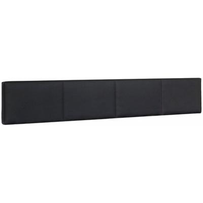 Kopfteil WIMEX "Easy", schwarz (schwarz kunstleder), Für Bettbreite 90cm, Polsterauflagen, gepolstert, mit Kunstleder bezogen