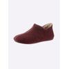 Hausschuh THIES, Damen, Gr. 38, rot (bordeaux), Filz, modisch, Schuhe